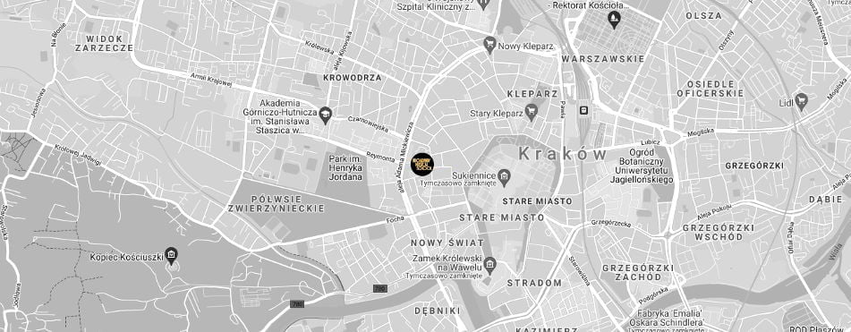 Broadway Musical School Kraków - Stare Miasto mapa