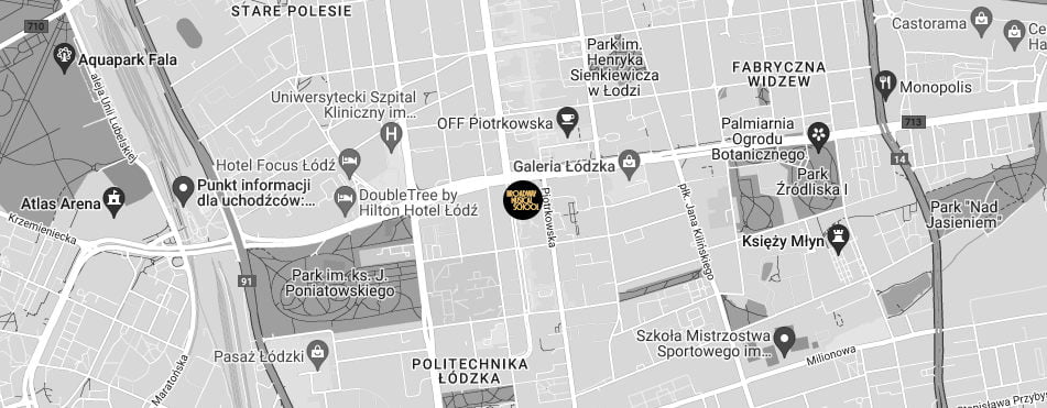 Broadway Musical School Łódź Śródmieście mapa