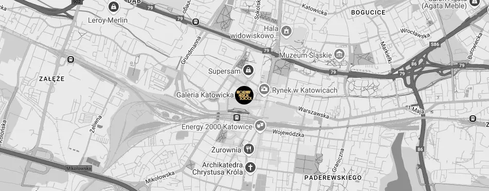 Broadway Musical School Śląsk Katowice – Centrum mapa