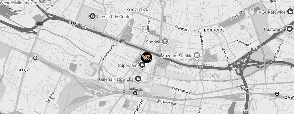 Broadway Musical School Śląsk Katowice – Centrum mapa
